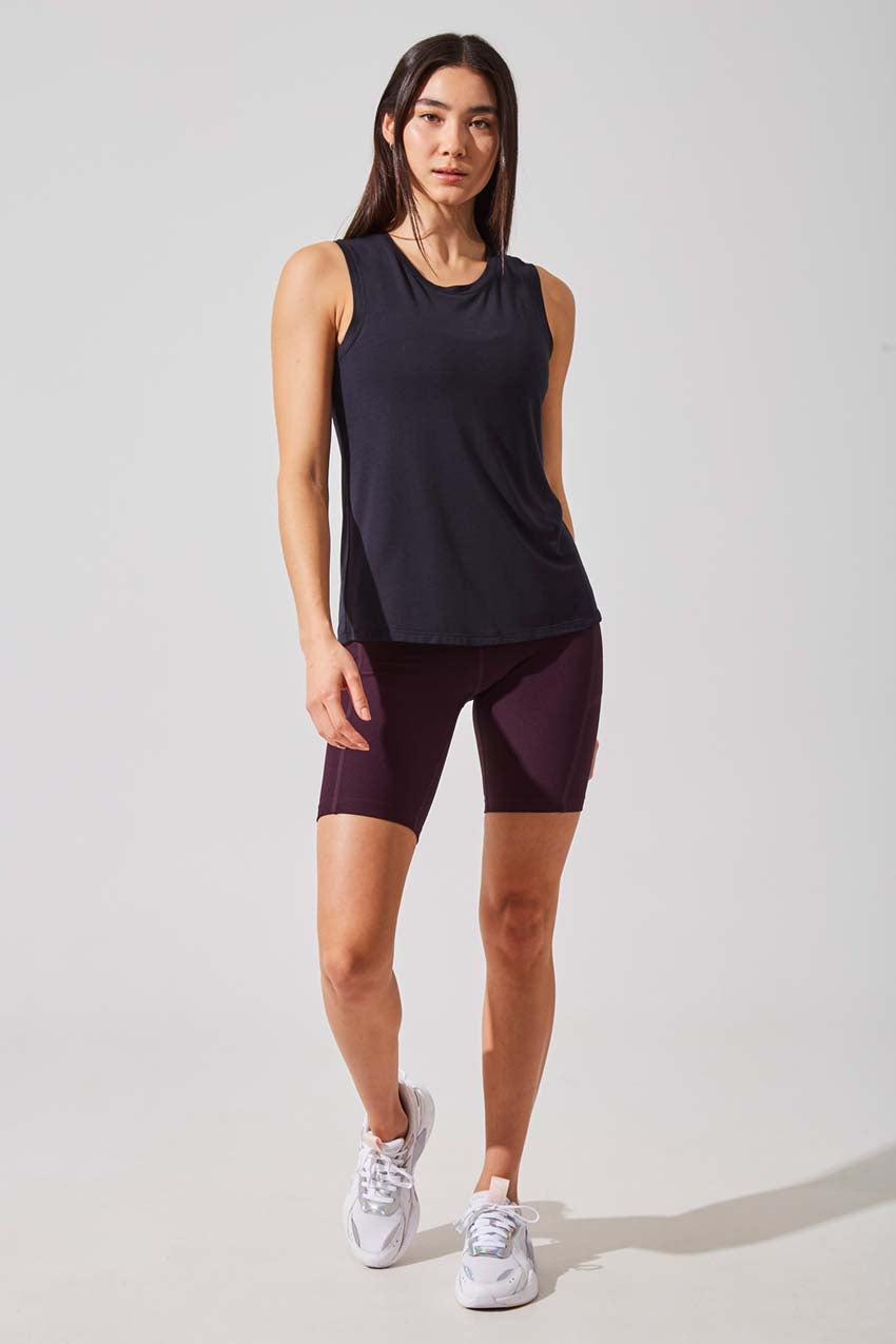 Alison TENCEL™ Modal Tank with Sheer Back Insert