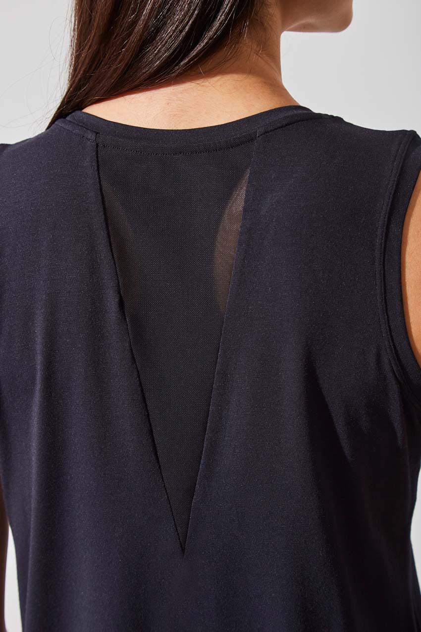 Alison TENCEL™ Modal Tank with Sheer Back Insert