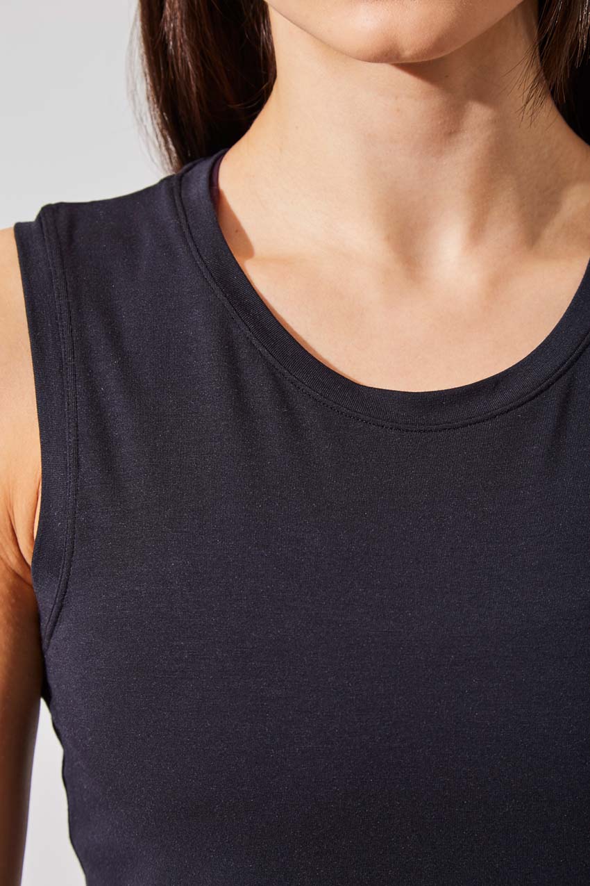 Alison TENCEL™ Modal Tank with Sheer Back Insert