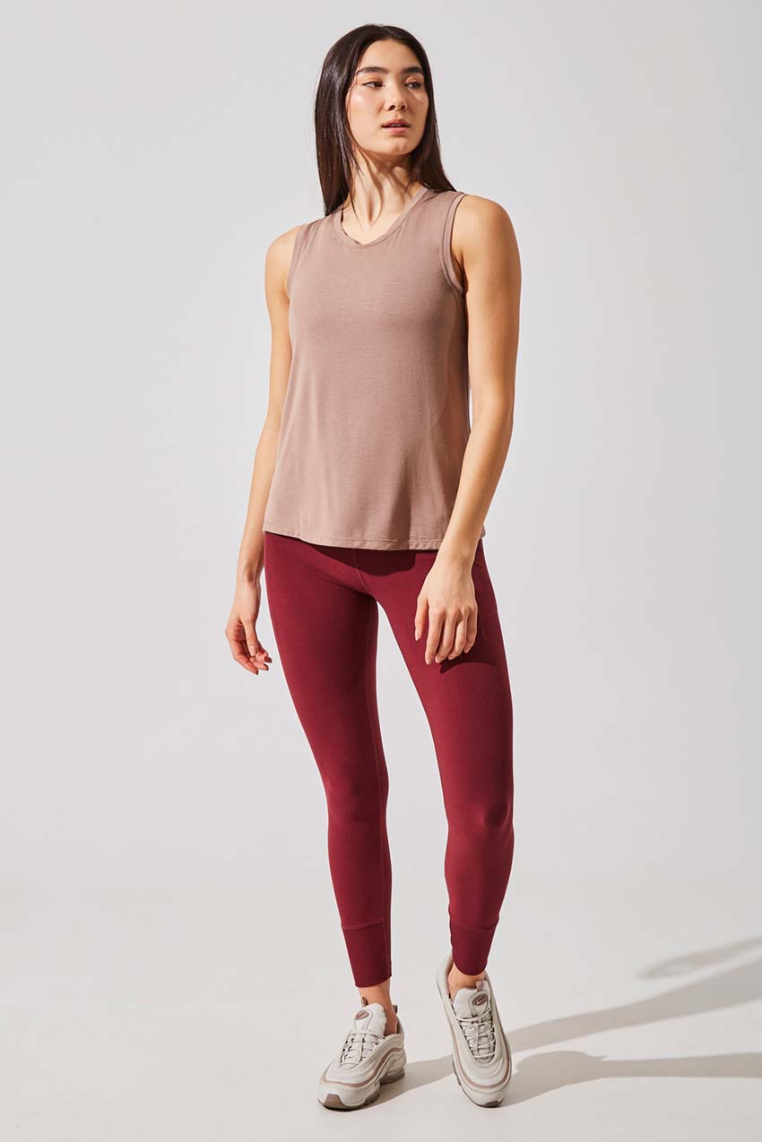 Alison TENCEL™ Modal Tank with Sheer Back Insert