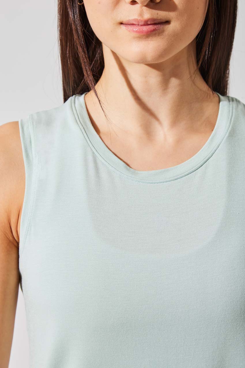 Alison TENCEL™ Modal Tank with Sheer Back Insert
