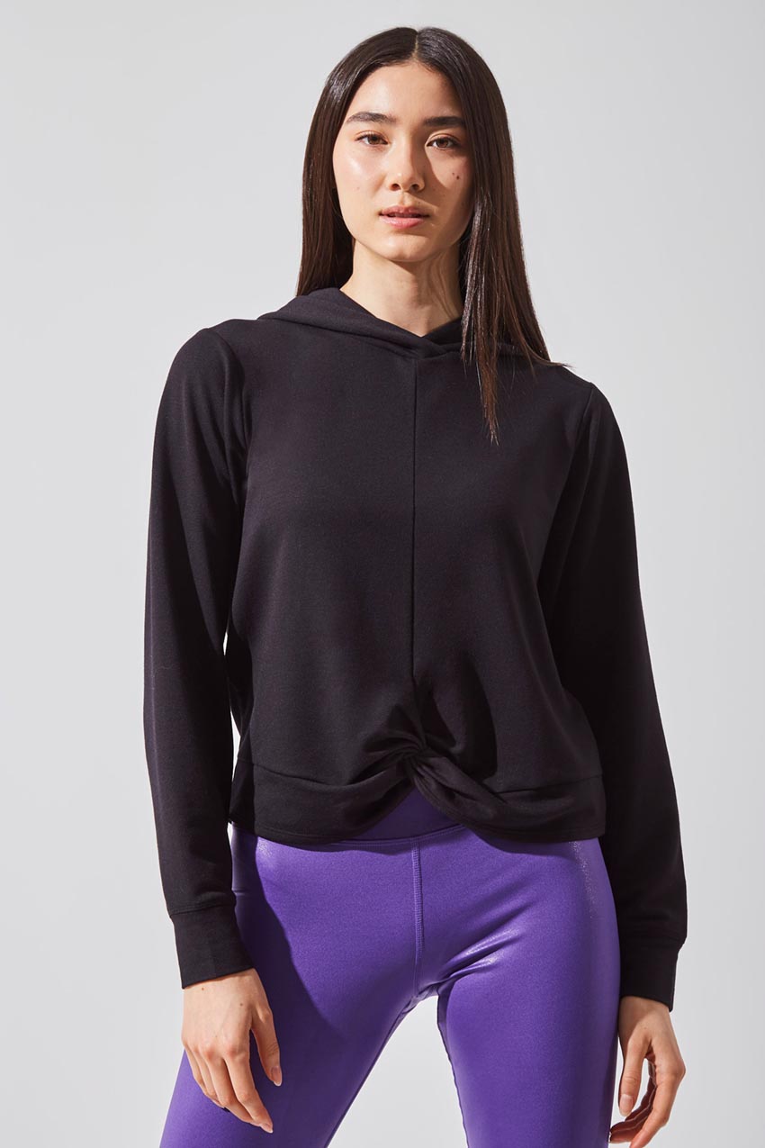 MPG Sport women's Enamor Recycled Polyester Relaxed Hoodie in Black