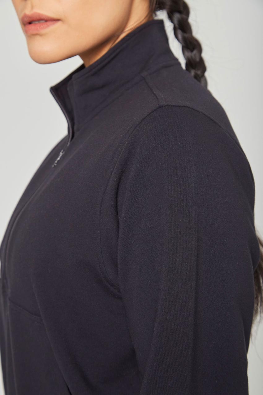 Ally Unwind Cropped 1/2 Zip Pullover