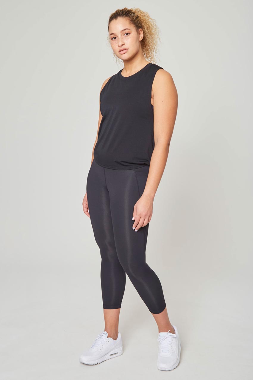 Maddy Dynamic Recycled Side Twist Anti-Stink Tank Top