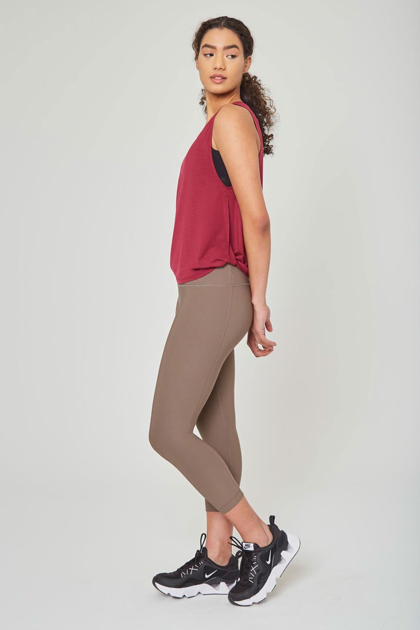 Maddy Dynamic Recycled Side Twist Anti-Stink Tank Top