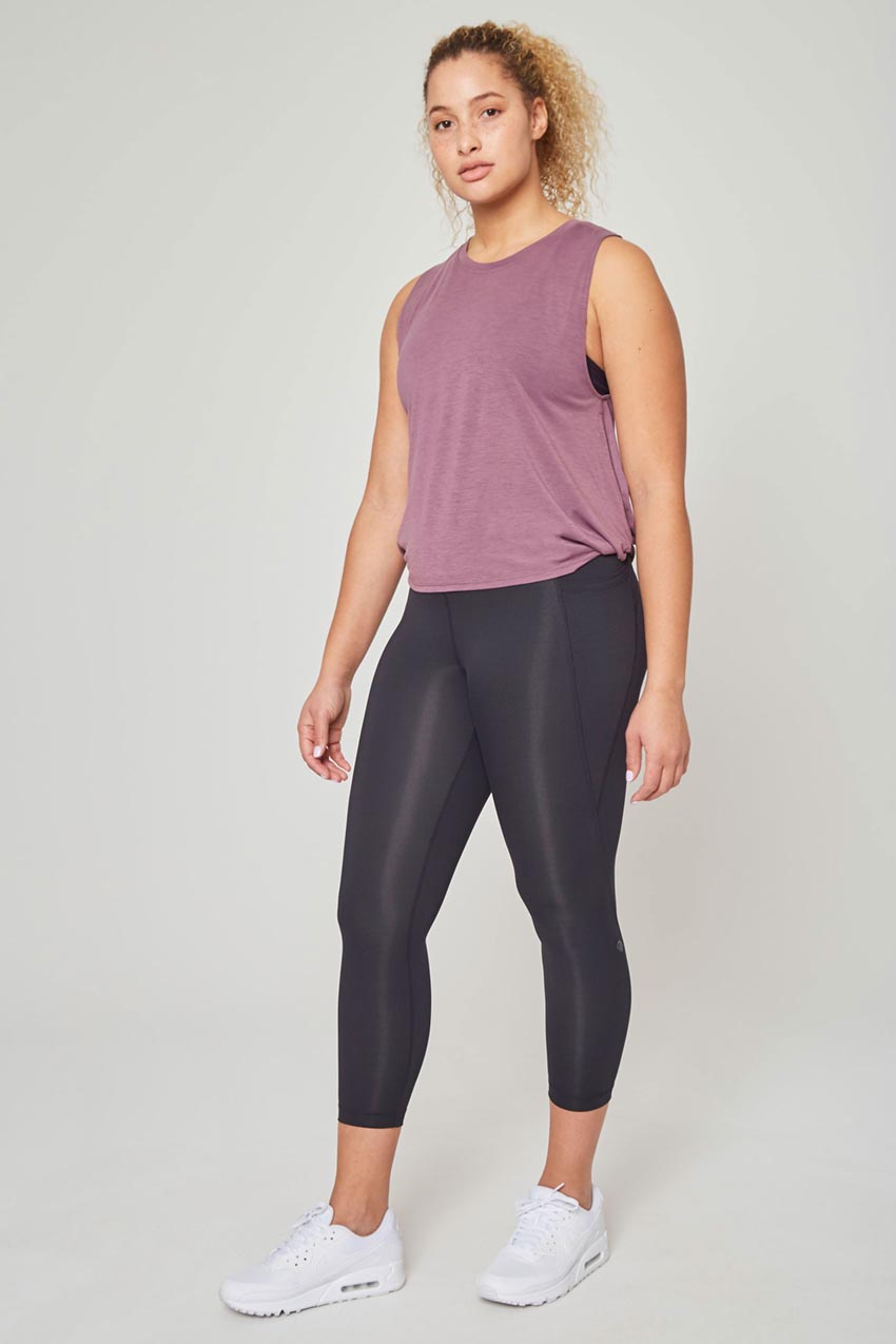 Maddy Dynamic Recycled Side Twist Anti-Stink Tank Top