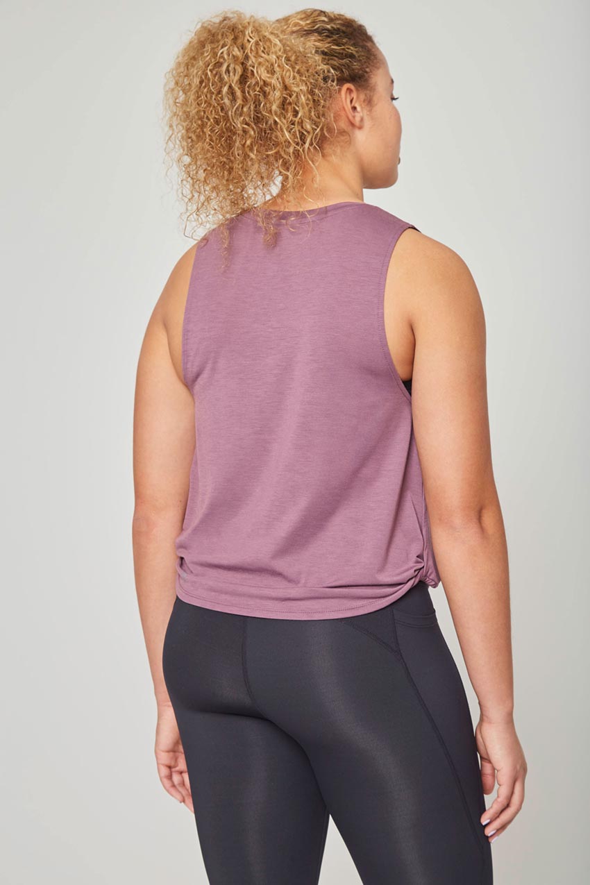 Maddy Dynamic Recycled Side Twist Anti-Stink Tank Top