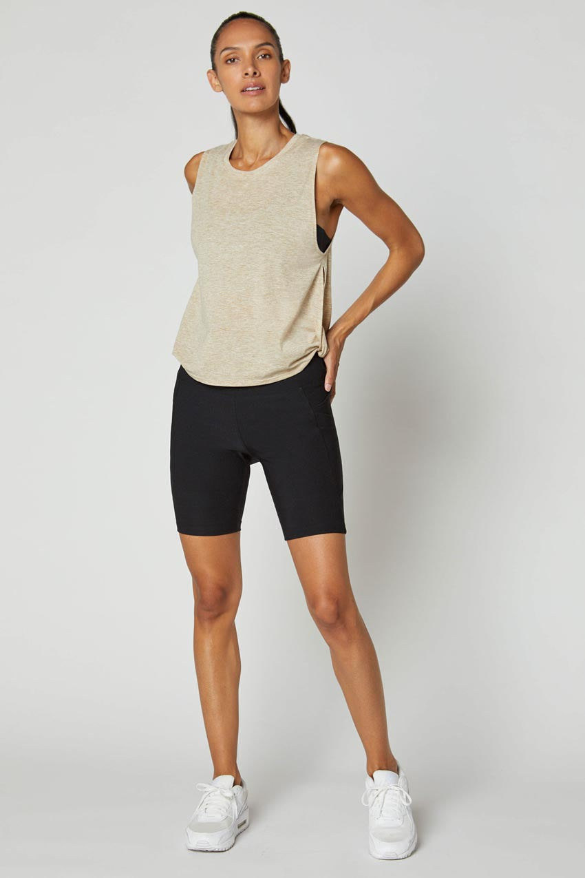Maddy Dynamic Recycled Side Twist Anti-Stink Tank Top