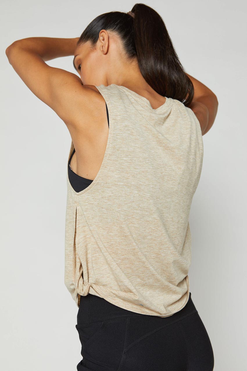 Maddy Dynamic Recycled Side Twist Anti-Stink Tank Top