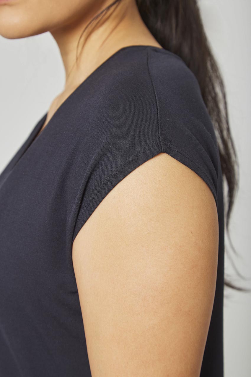 Madison TENCEL™ Modal Longline V-Neck T-Shirt