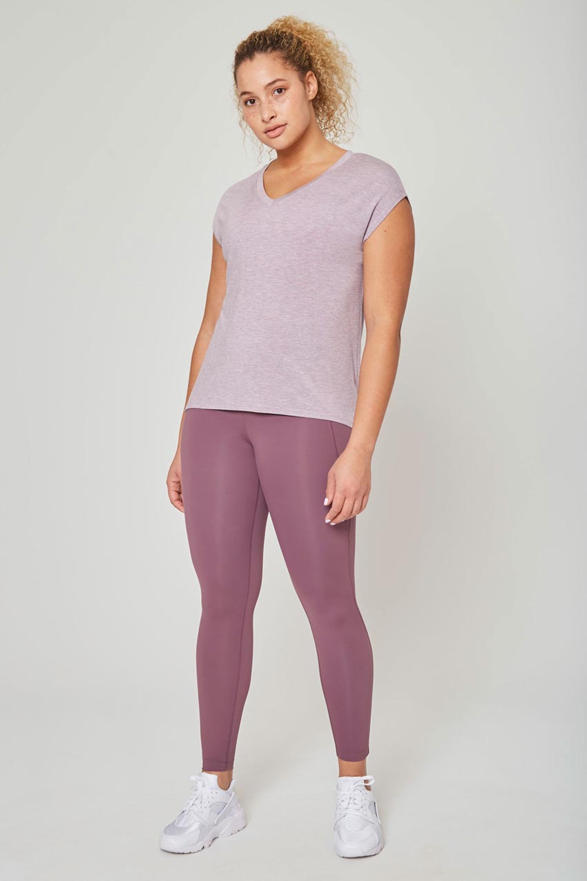 Madison TENCEL™ Modal Longline V-Neck T-Shirt