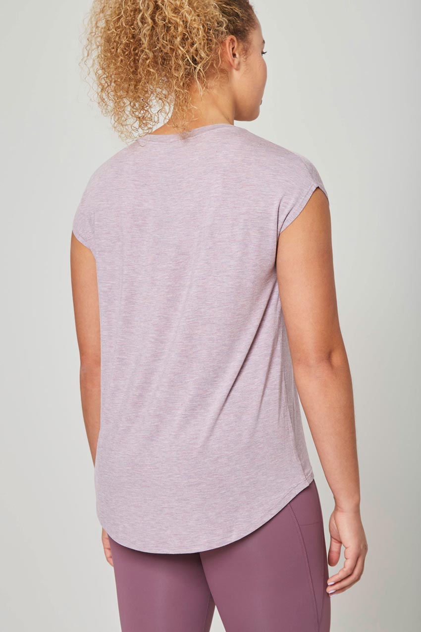 Madison TENCEL™ Modal Longline V-Neck T-Shirt