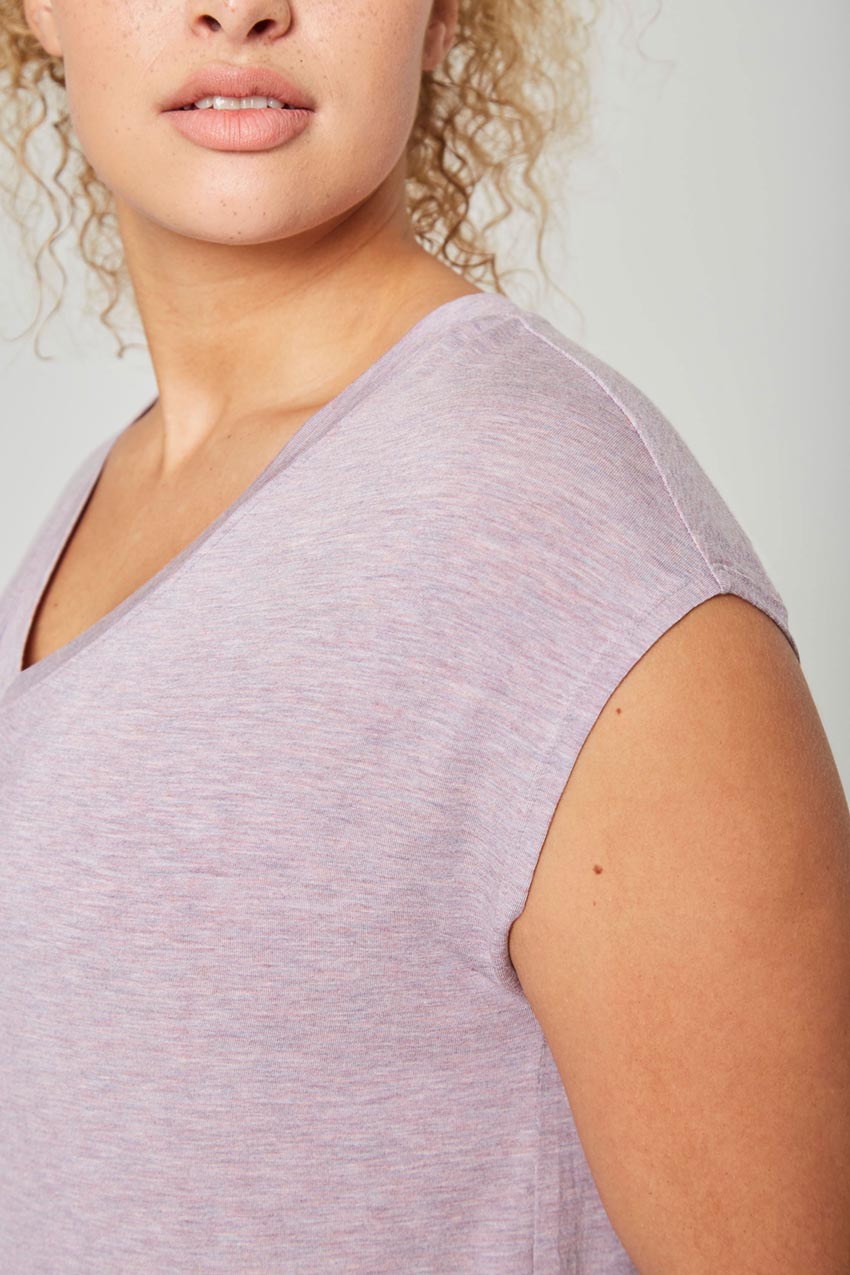 Madison TENCEL™ Modal Longline V-Neck T-Shirt