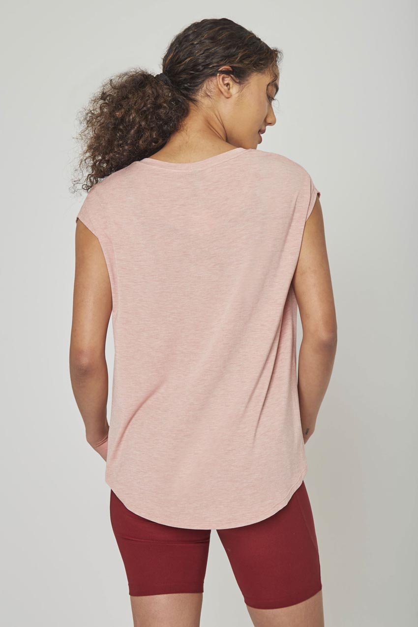 Madison TENCEL™ Modal Longline V-Neck T-Shirt