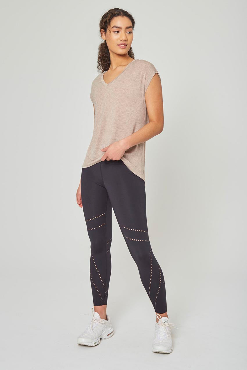 Madison TENCEL™ Modal Longline V-Neck T-Shirt