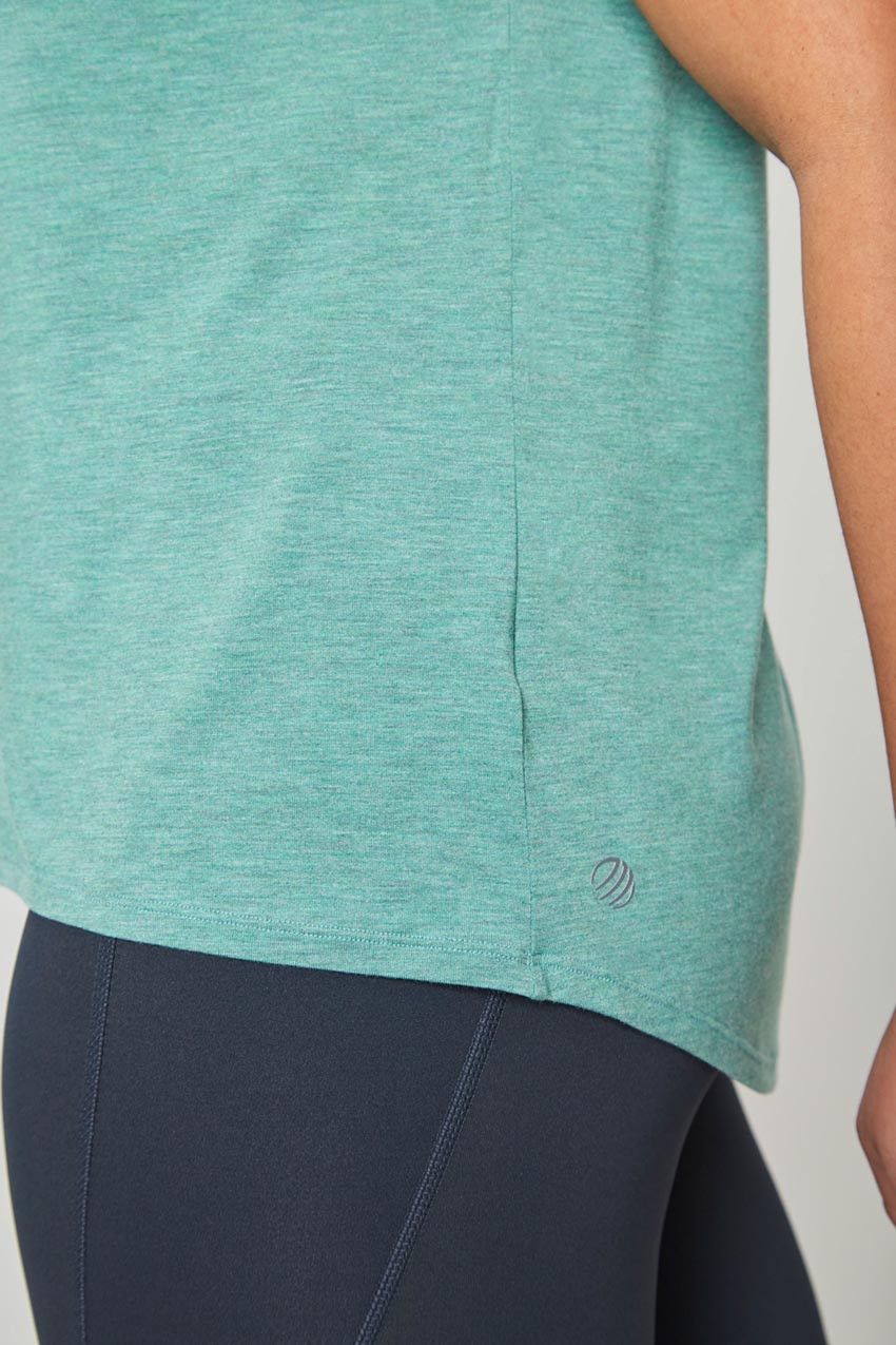 Madison TENCEL™ Modal Longline V-Neck T-Shirt