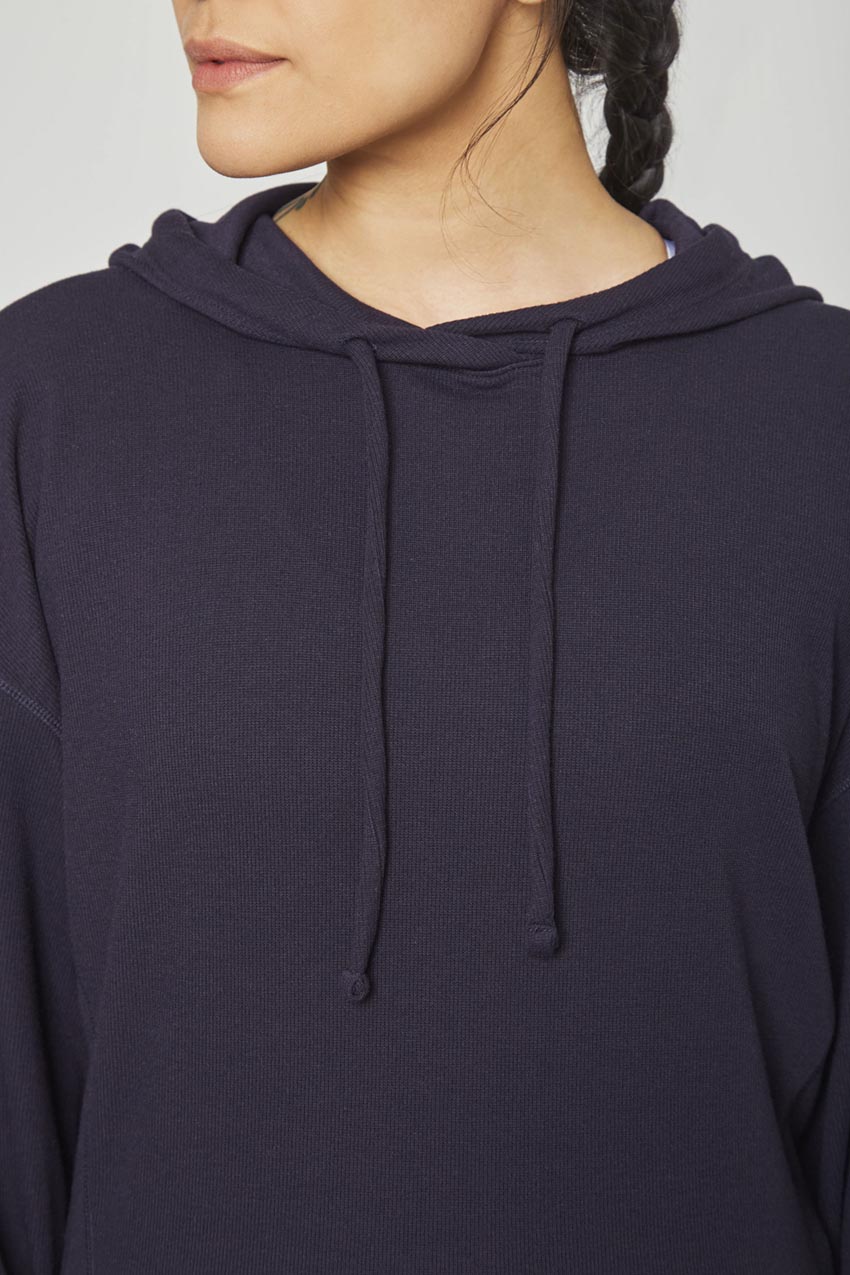 Kiera Recycled TENCEL™ Modal Ribbed Hoodie