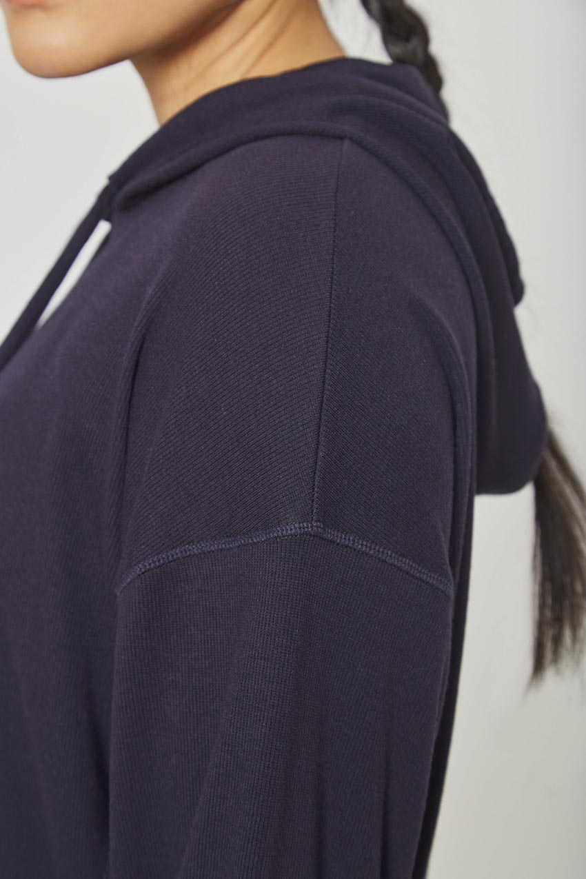Kiera Recycled TENCEL™ Modal Ribbed Hoodie