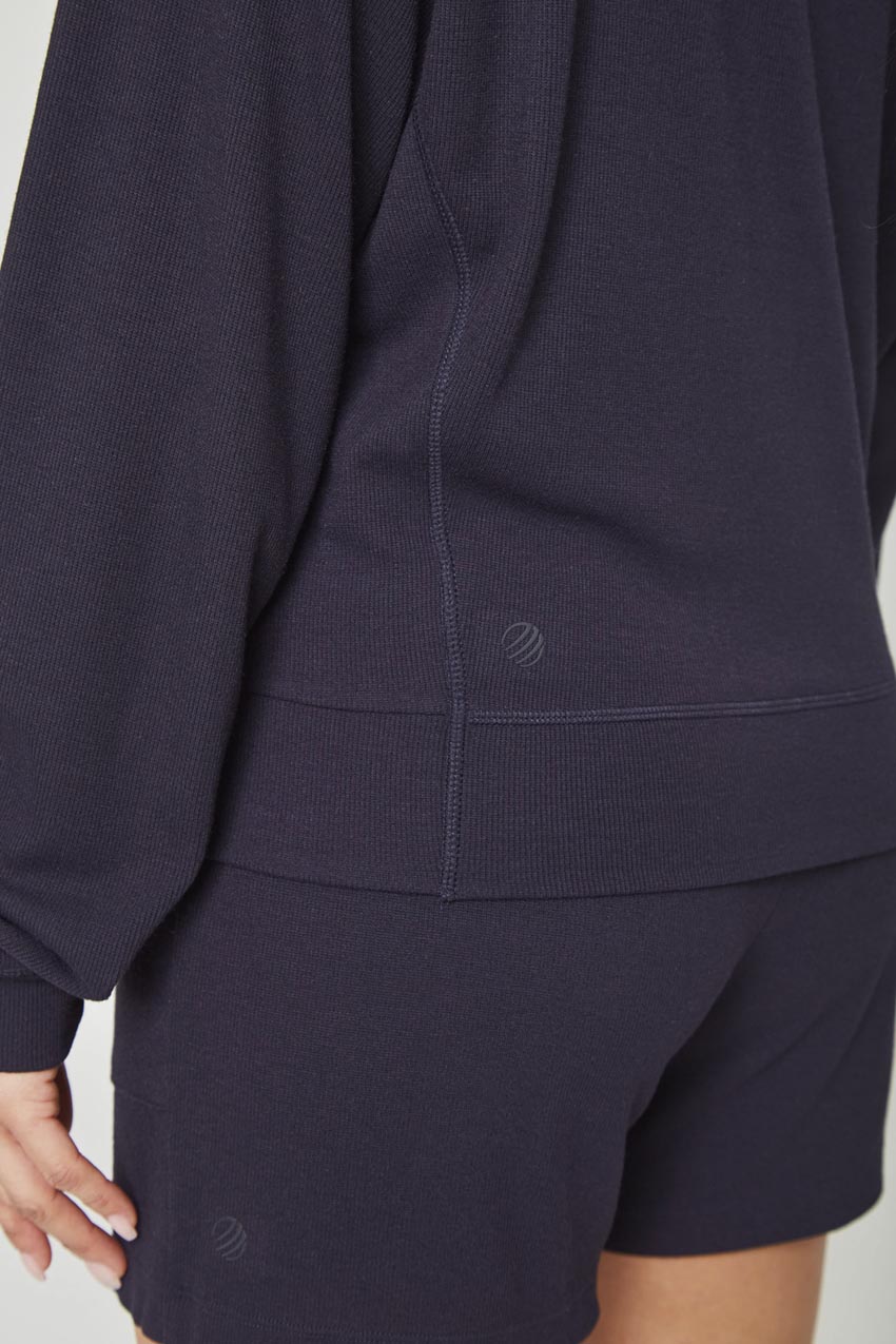 Kiera Recycled TENCEL™ Modal Ribbed Hoodie
