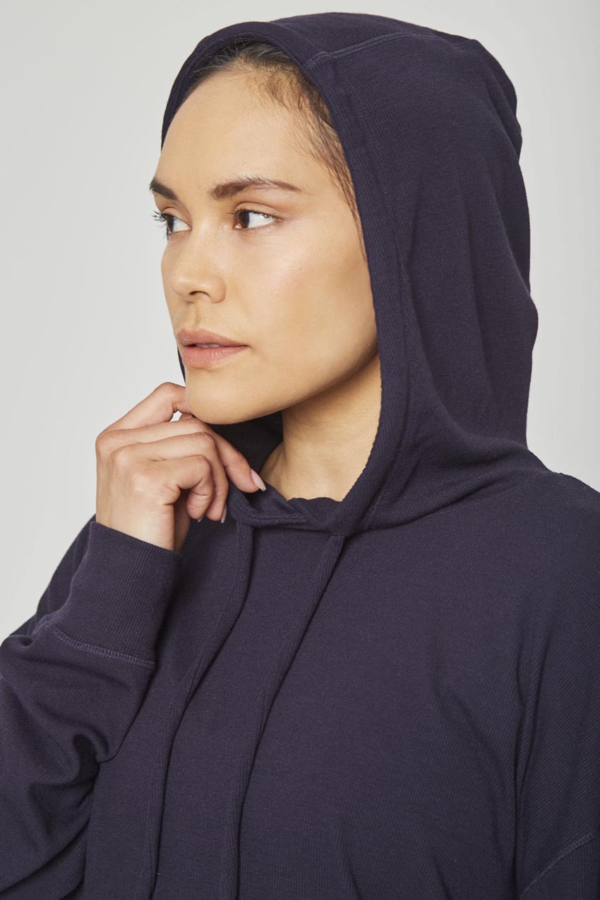 Kiera Recycled TENCEL™ Modal Ribbed Hoodie