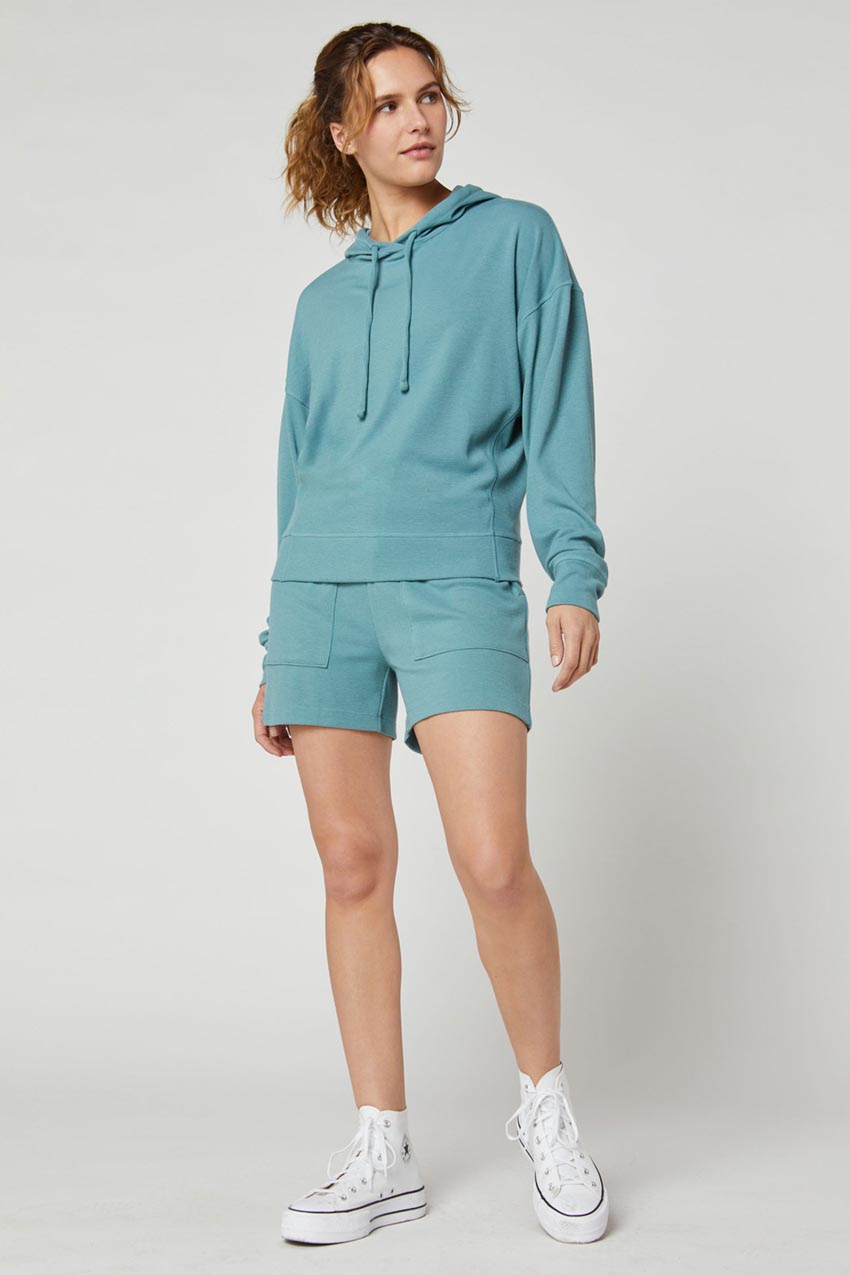 Kiera Recycled TENCEL™ Modal Ribbed Hoodie