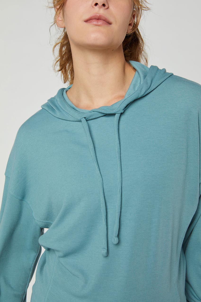 Kiera Recycled TENCEL™ Modal Ribbed Hoodie
