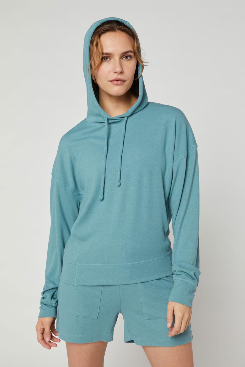 Kiera Recycled TENCEL™ Modal Ribbed Hoodie