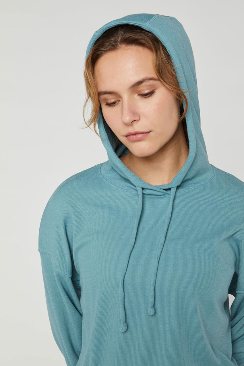 Kiera Recycled TENCEL™ Modal Ribbed Hoodie