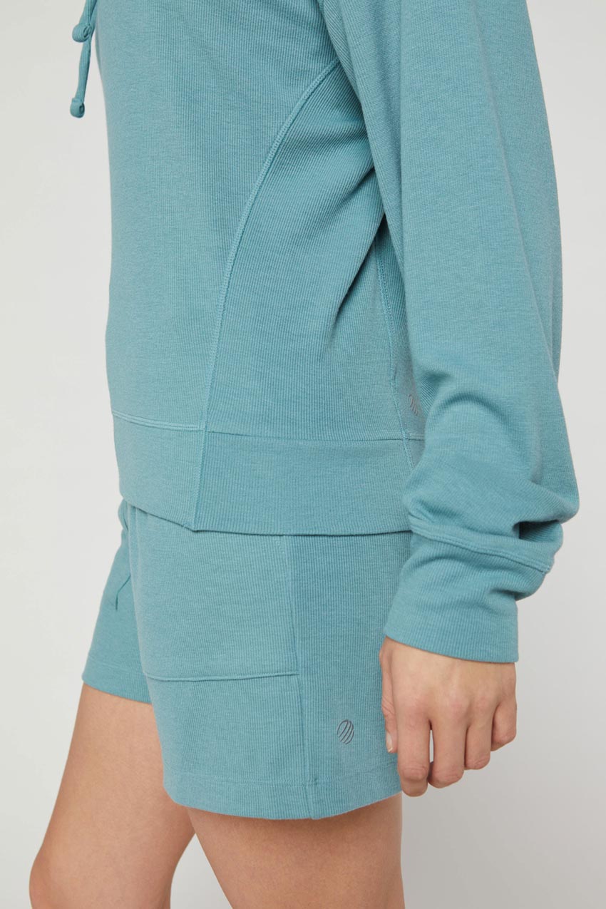 Kiera Recycled TENCEL™ Modal Ribbed Hoodie