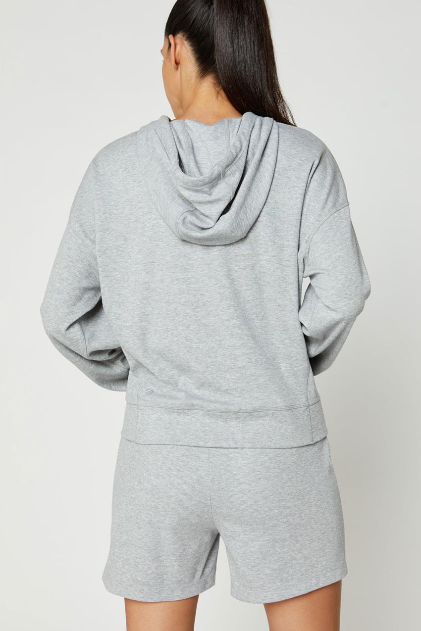 Kiera Recycled TENCEL™ Modal Ribbed Hoodie