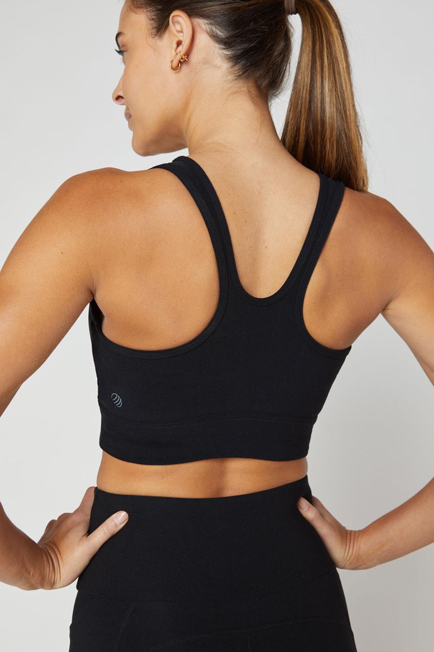 Rosie Explore Recycled Ruched Medium Support Sports Bra
