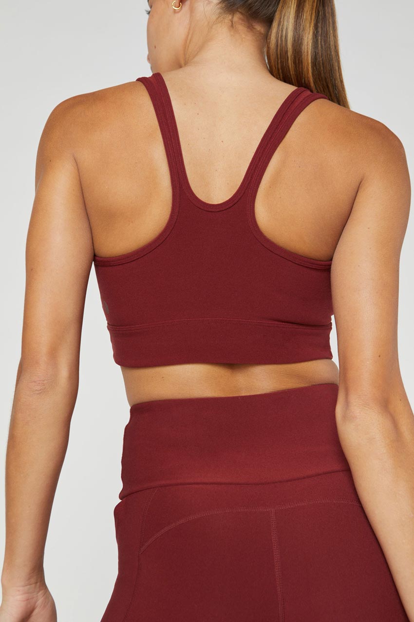 Rosie Explore Recycled Ruched Medium Support Sports Bra