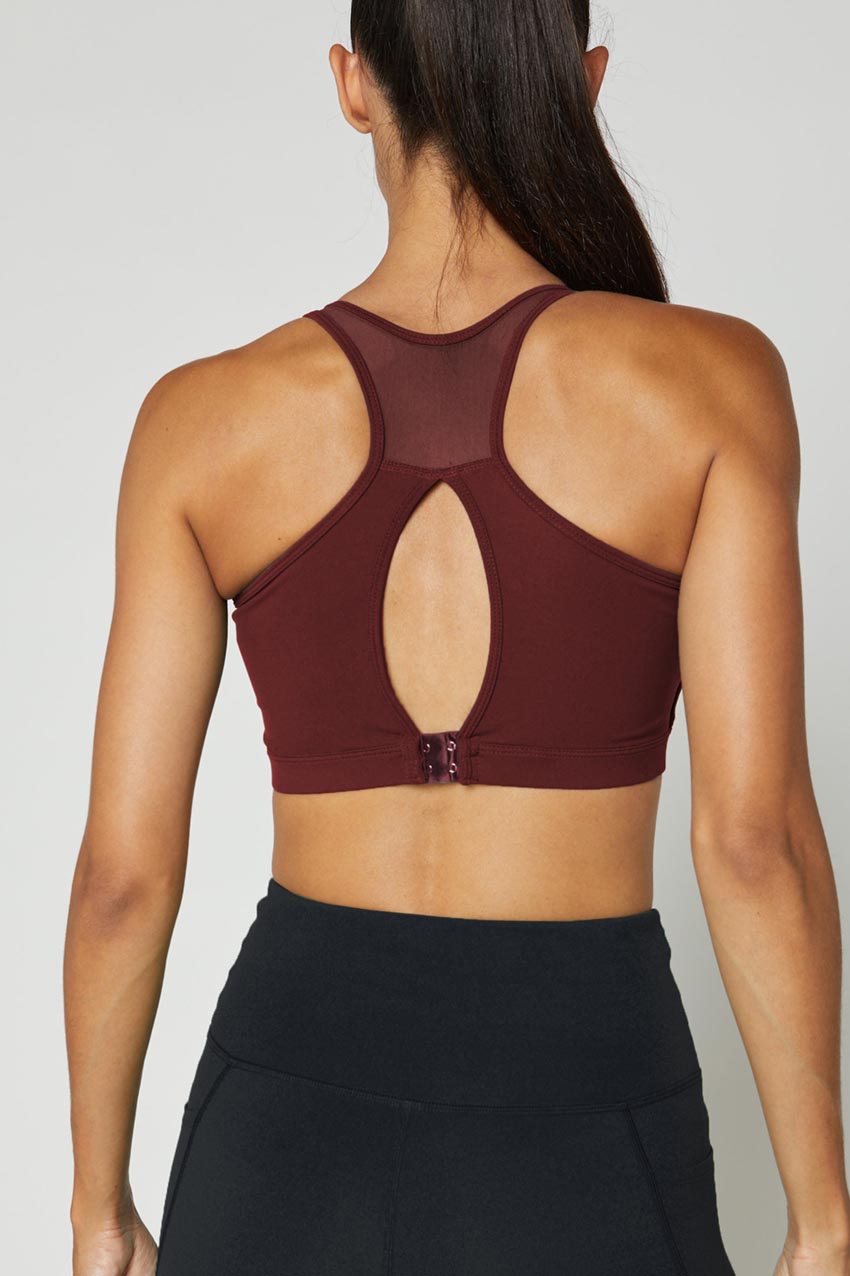 Marley Vital Adjustable Back Keyhole Medium Support Sports Bra