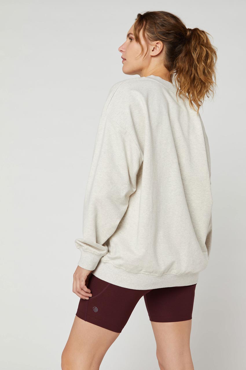 Saige Unwind Boyfriend V-Neck Sweatshirt