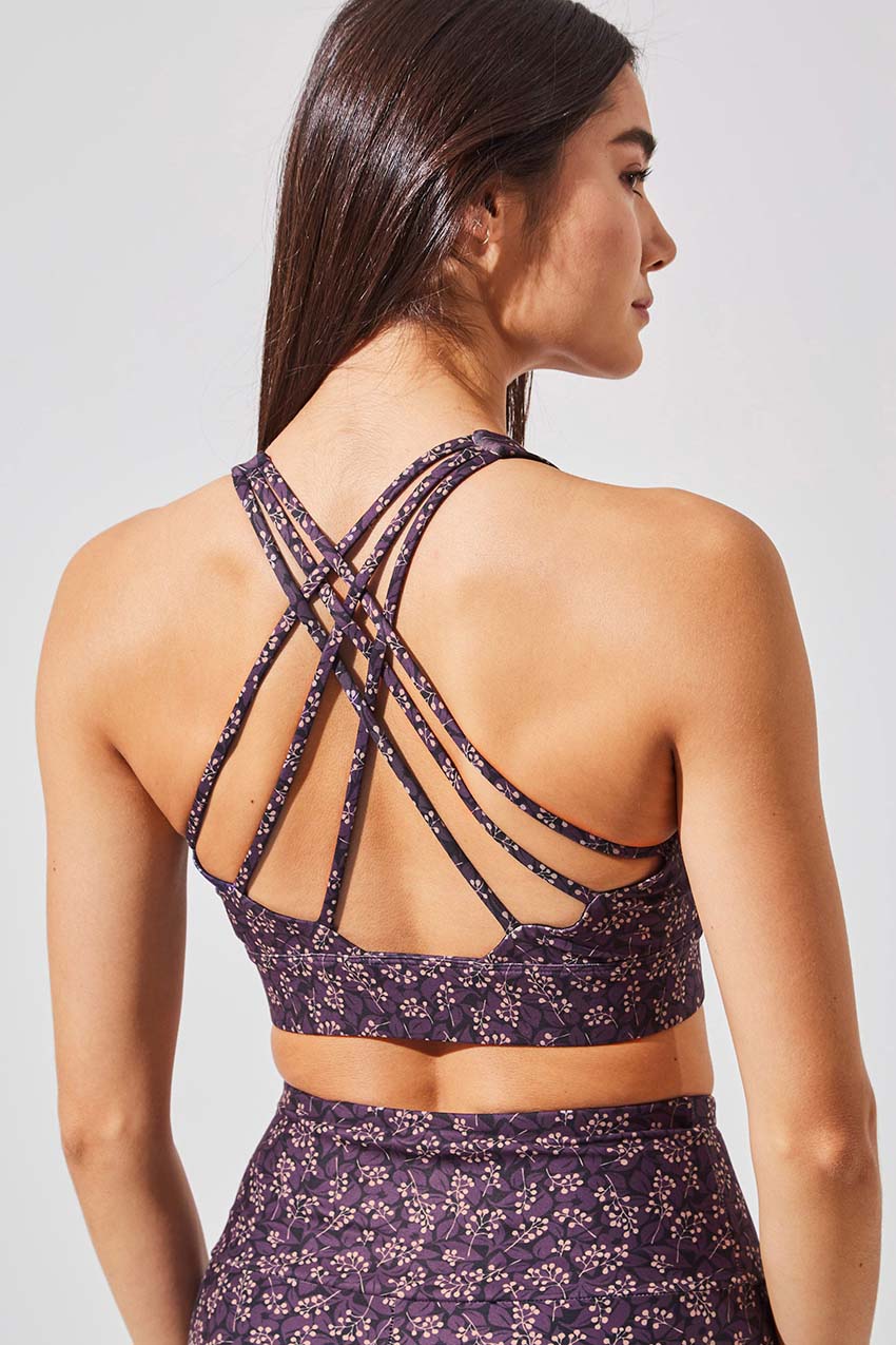 Euphoria Intricate Strap Recycled Light Support Sports Bra