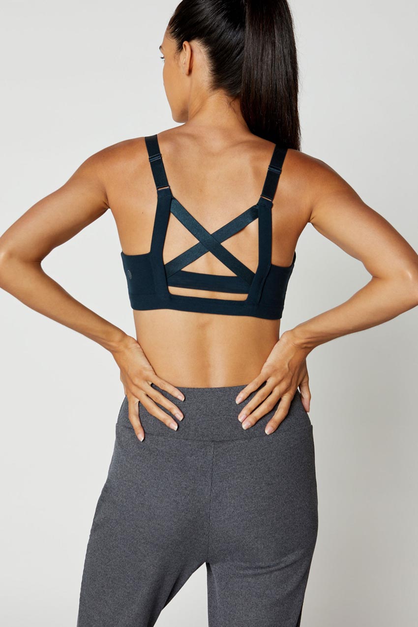 Advance Explore Recycled Cross Back Medium Support Sports Bra