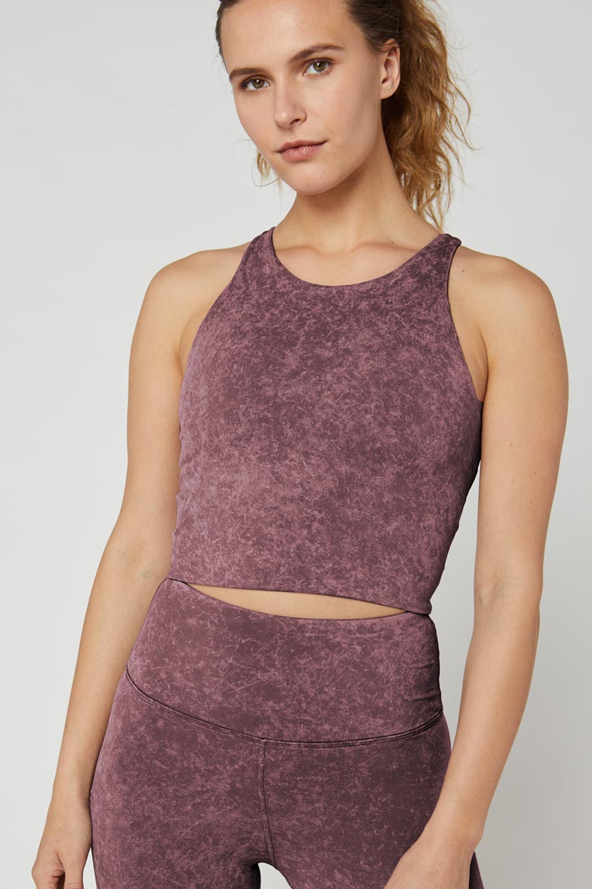 Ayaka Vital High-Neck Washed Medium Support Sports Bra