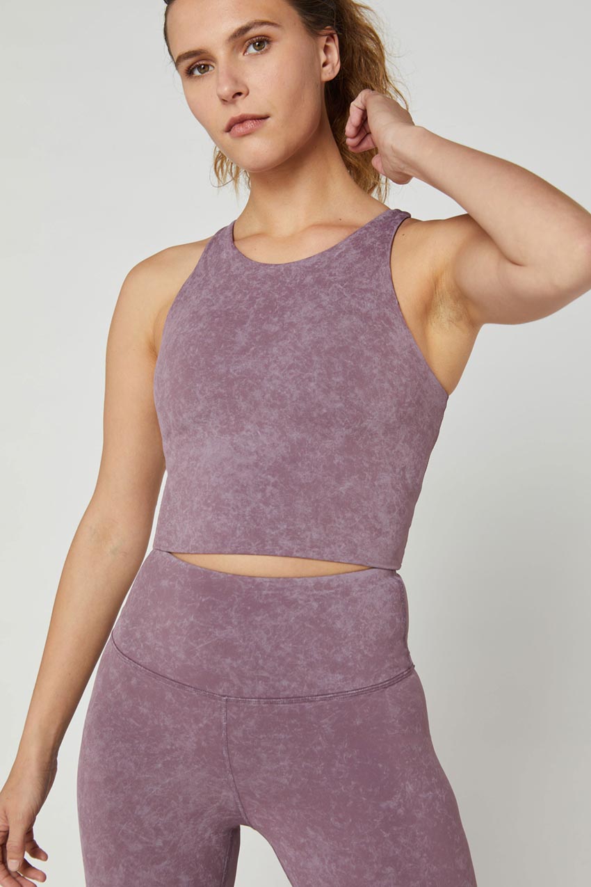 Ayaka Vital High-Neck Washed Medium Support Sports Bra