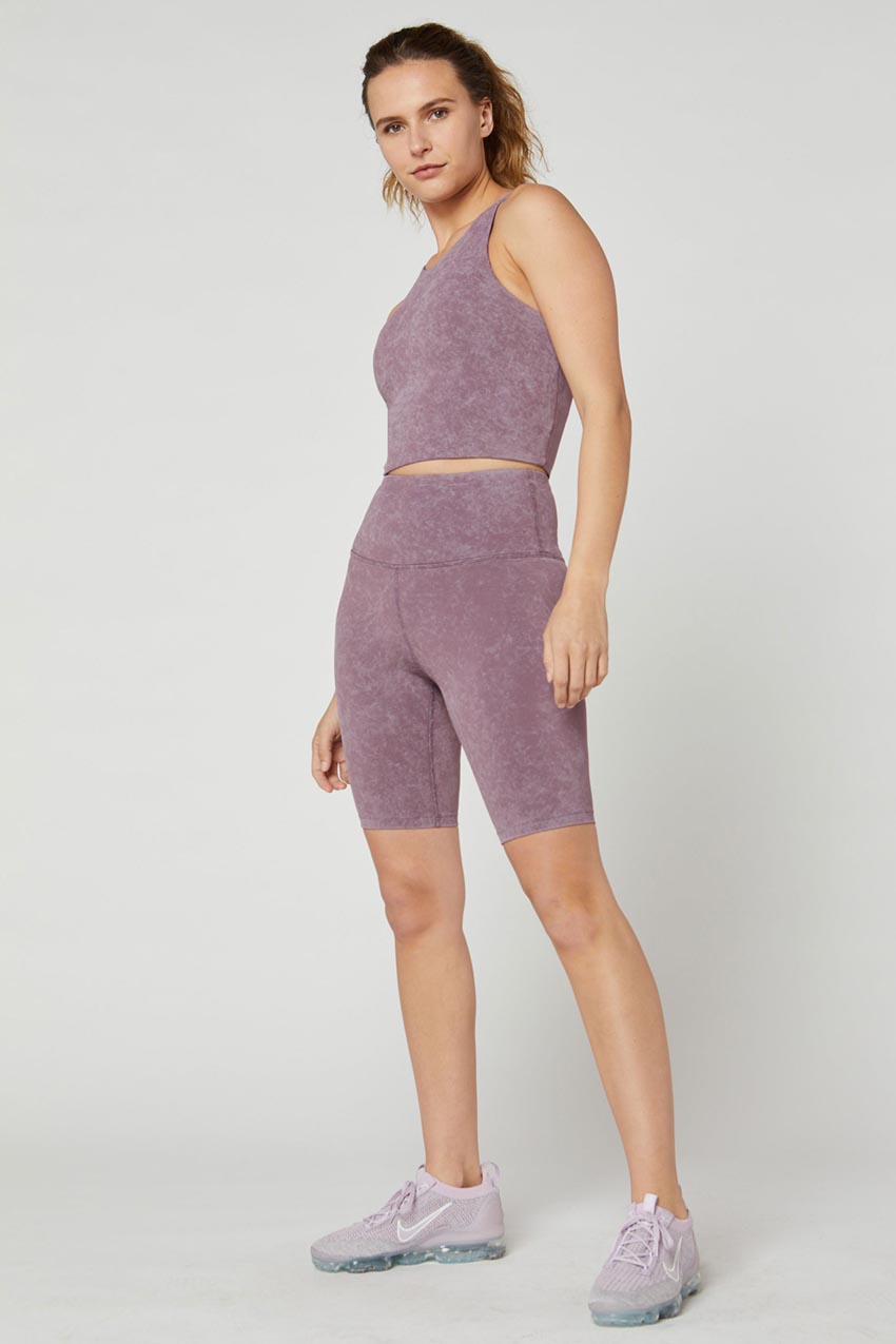 Ayaka Vital High-Neck Washed Medium Support Sports Bra
