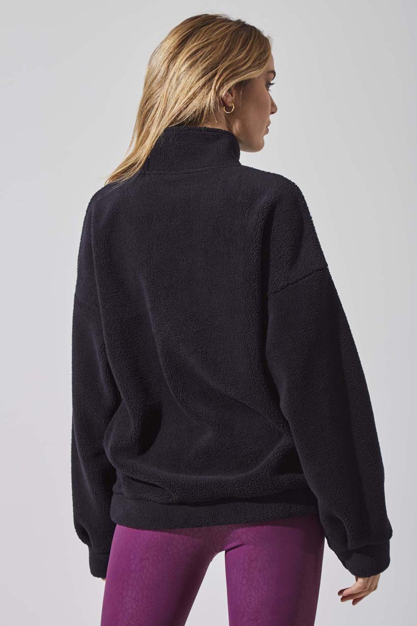 Dasha Berber Quarter-Zip Pullover