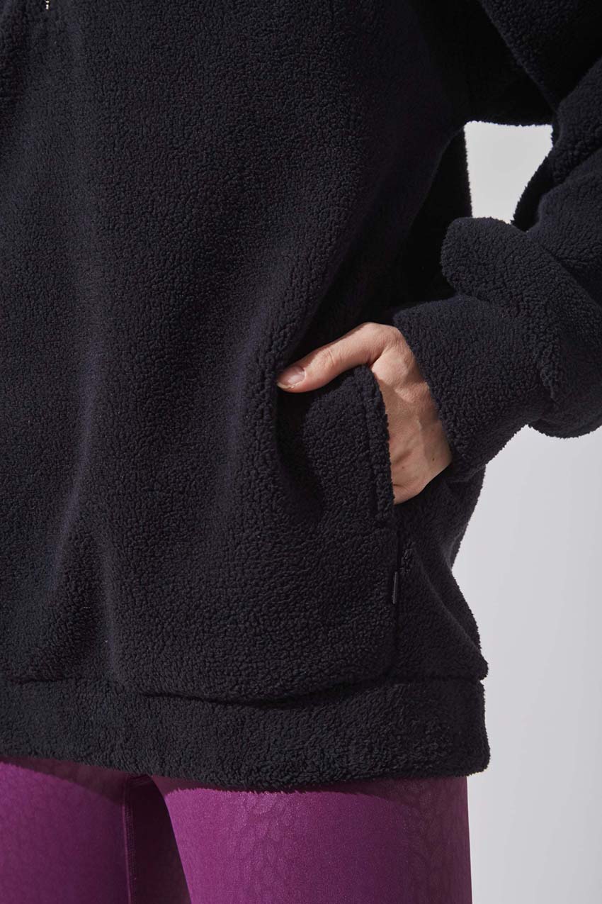 Dasha Berber Quarter-Zip Pullover
