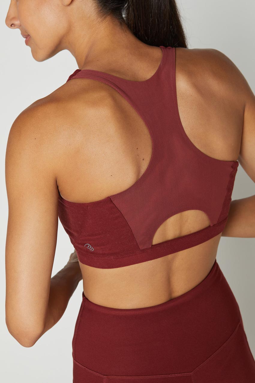 Exert Explore Recycled Racerback Medium Support Sports Bra
