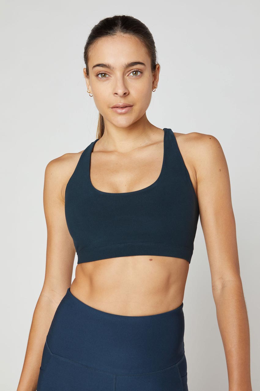 Exert Explore Recycled Racerback Medium Support Sports Bra