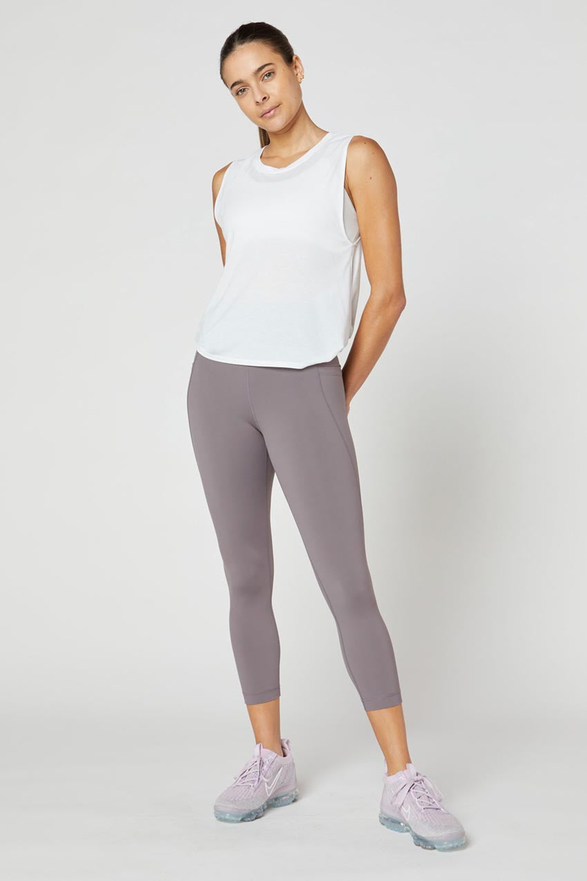 Maddy Dynamic Recycled Side Twist Anti-Stink Tank Top