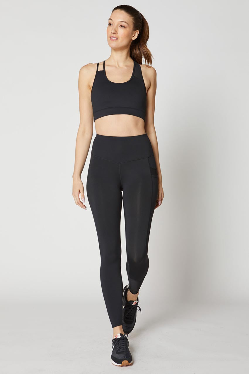 Kiara Asymmetric Mesh Maximum Support Bra