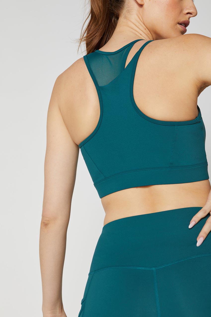 Kiara Asymmetric Mesh Maximum Support Bra
