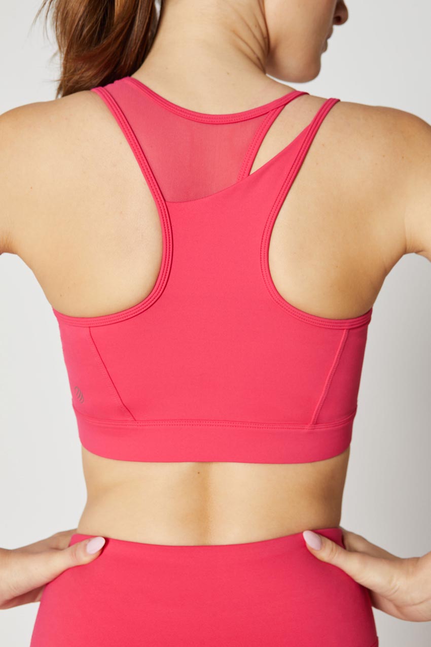 Kiara Asymmetric Mesh Maximum Support Bra