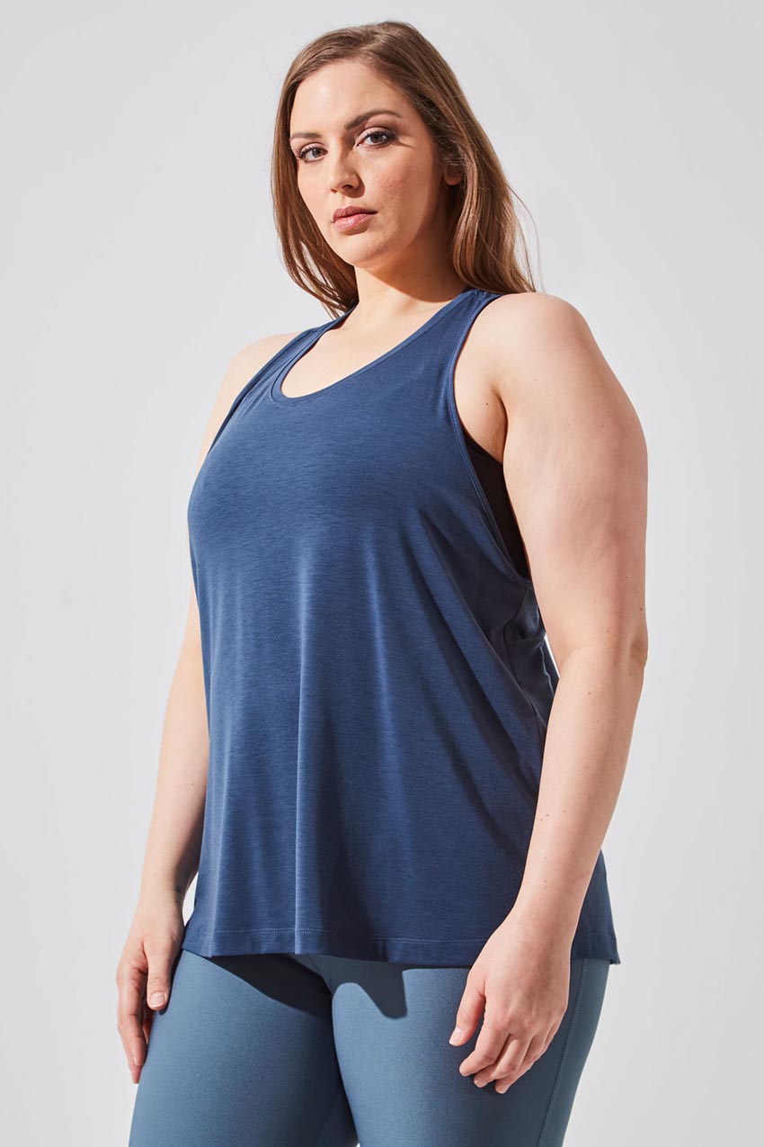 MPG Sport women's Bounce Recycled Polyester Tank Top in Teal