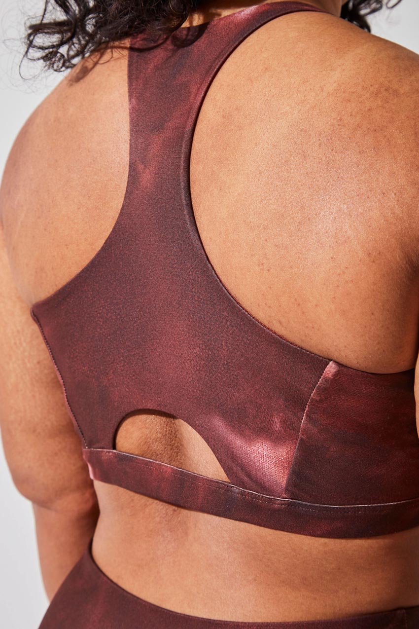 Exert Recycled Polyester Printed Medium Support Bra