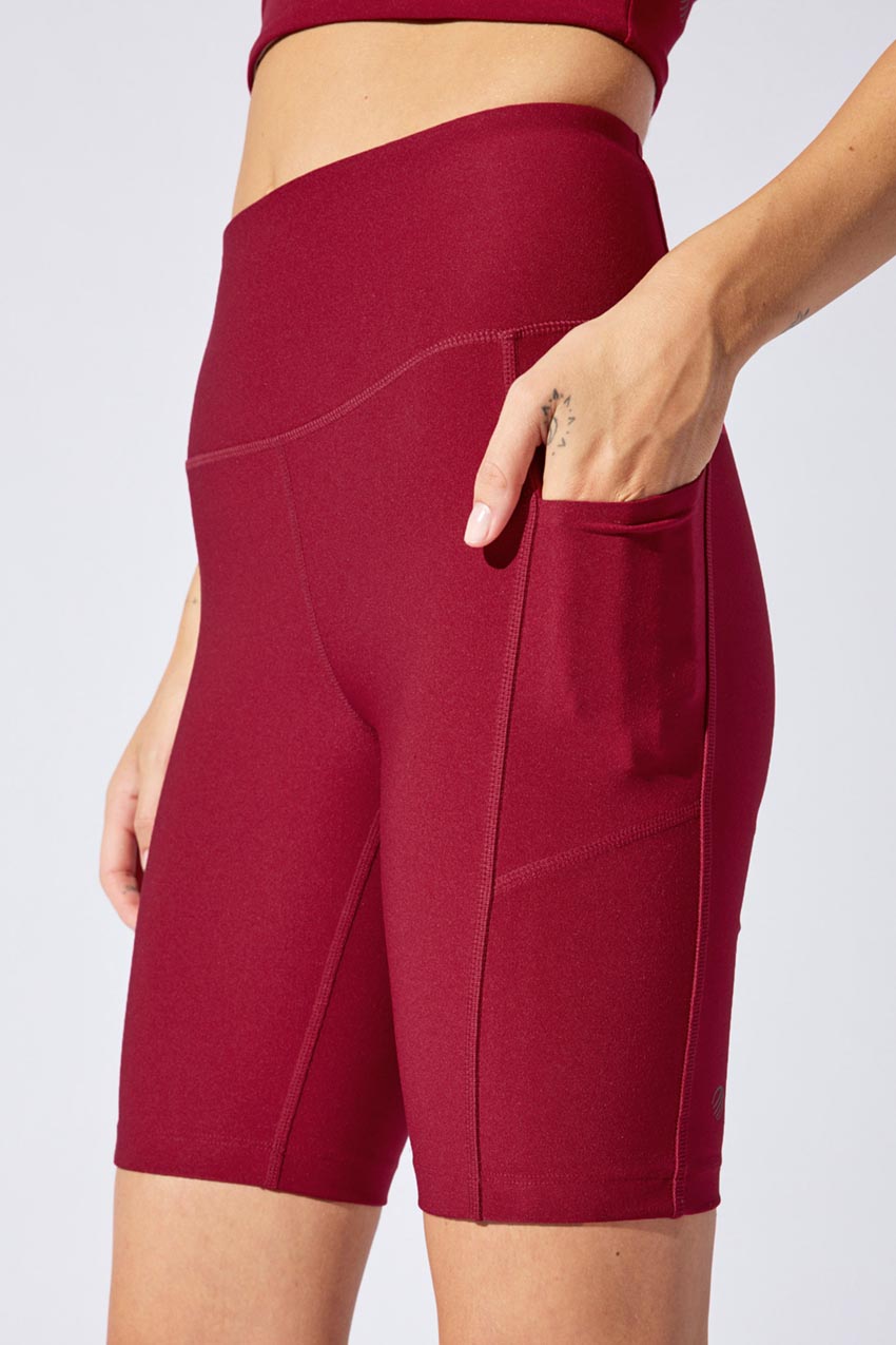 Brisk MPG SCULPT Recycled High Waisted Biker Short